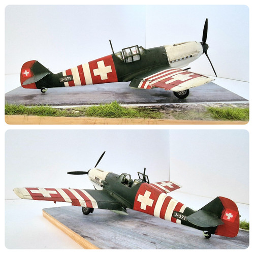 Messerschmitt diorama bf - messerschmitt,
