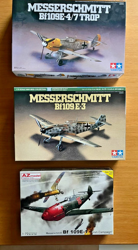 Messerschmitt 109e 1 72 - 3x,