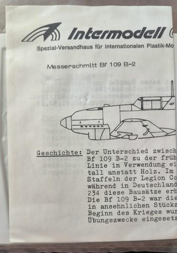 Messerschmitt 109 2 - bf-109, b-2