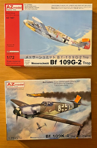 Model messerschmitt 109 - az,
