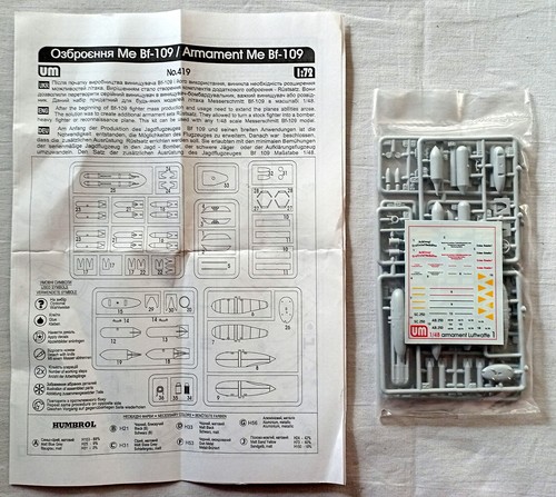 Unimodel 419 armament - 419,